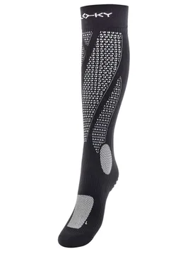 Run Up Long Socks Black 01 EU 35-36 Men,Women - Floky - FashionsVida