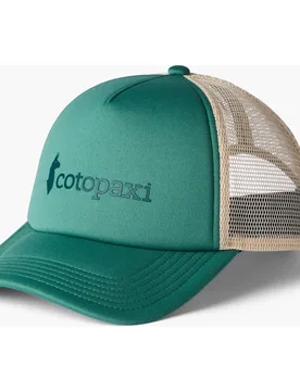 Gorra unisex con logo, panel trasero de malla y cierre ajustable - Cotopaxi - FashionsVida