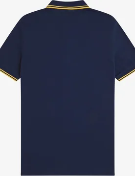 Polo de hombre de piqué de algodón manga corta - Fred Perry - FashionsVida
