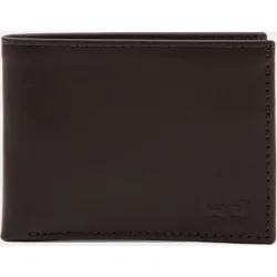 Cartera de hombre piel logo grabado