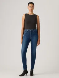 High Rise Skinny Jeans Dark Blue female