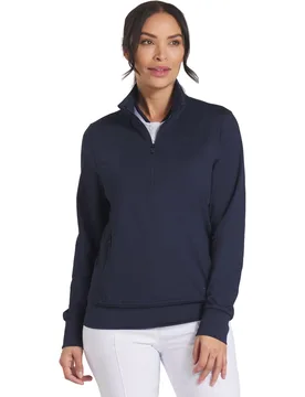 Layer Cloudspun Isla 1/4-Zip, navy s - Puma - FashionsVida