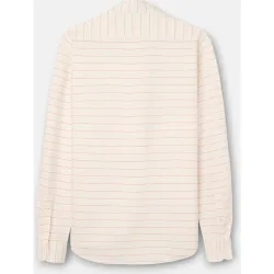 Polera sport lino rayas ancha de hombre