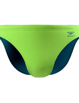 Solid Swimming Brief Citrus Green 30 Men - Speedo - FashionsVida