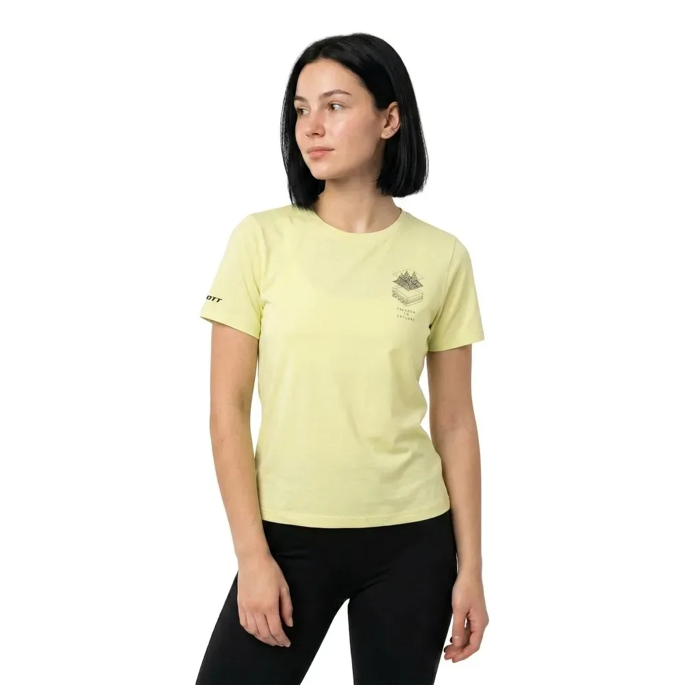 Maglietta A Maniche Corte Defined Dri Pastel Yellow M - Scott - FashionsVida
