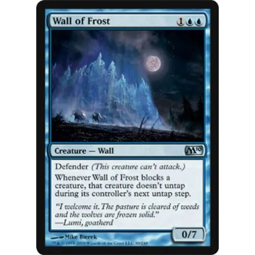 Wall of Frost Magic 2010 Core Set - Magic: The Gathering - FashionsVida