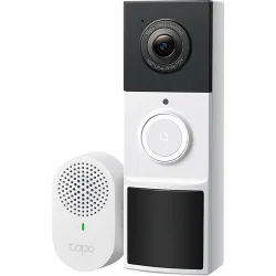 Timbre Inteligente con Cámara D210, Resolución 2K, Visión Amplia de 160°, Visión Nocturna a Color, Detección IA, IP65