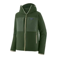 R2 TechFace Hoodie Fleecejacke L Treeline Green
