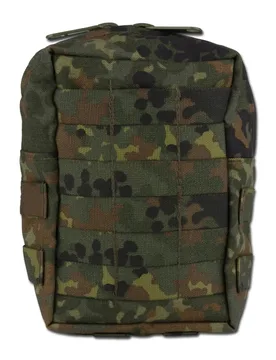Molle-Reißverschlusstasche Standard Medium - Steingrau Oliv Steingrau Oliv adult - Zentauron - FashionsVida
