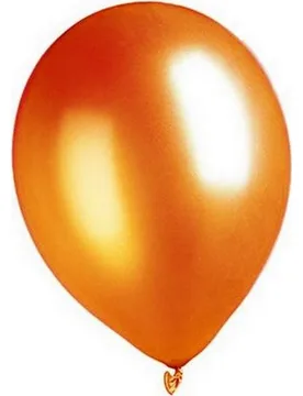 Metallic Luftballons Ballons Party-Deko 100 Stück orange 30cm - Globolandia - FashionsVida