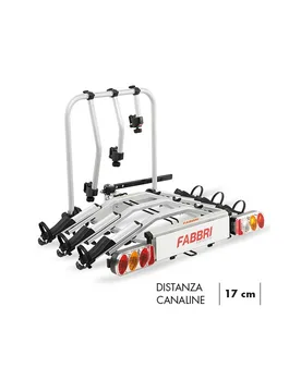 Portabici gancio traino Tech-pro Bike 3 bici - Fabbri - FashionsVida