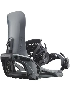 Fixations de snowboard - XA Supermatic Castor Gray en Nylon - Taille 37,5-41 - Gris - Salomon Snowboard - FashionsVida