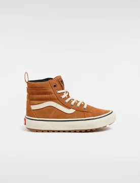 Kids Unisex Mte Sk8-Hi Sneakers - Copper Leather - Size Uk 11 Kids - Vans - FashionsVida