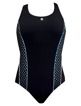 Malaysia Sport Back Swimsuit Black 36 Women - Ras - FashionsVida