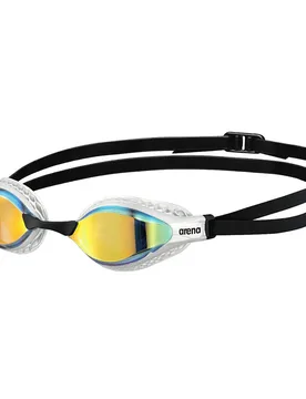 Airspeed Mirror Swimming Goggles Yellow Copper One Size Men,Women - Arena - FashionsVida