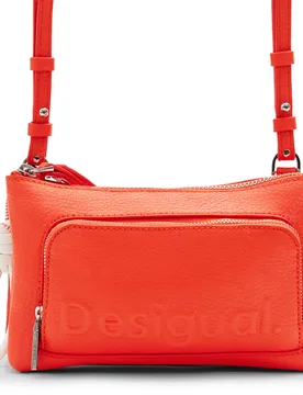 Half Logo Borsa a tracolla 24SAYP01 7009 Aragosta - Desigual - FashionsVida