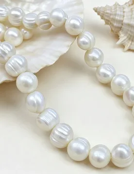 A 10–11mm Potato-shaped Natural Freshwater Pearl Through-hole Beads for Jewelry Making DIY Necklaces Bracelets and Accessories - Aliexpress - FashionsVida
