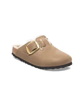 Clogs BOSTON BIG BUCKLE hellbraun 36 damen - Birkenstock - FashionsVida