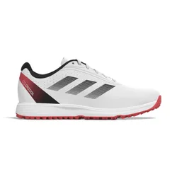 Golfschuhe Junior Adizero ZG, weiß/schwarz/rot 35_5