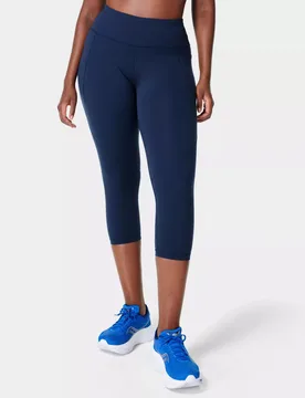 Power Cropped Leggings Navy female - Sweaty betty - FashionsVida