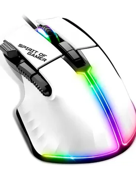 Souris Gaming Souris Pro M5 White One Size unisex - Spirit of Gamer - FashionsVida