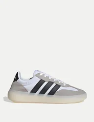 Barreda Decode Suede Lace Up Trainers White Mix male