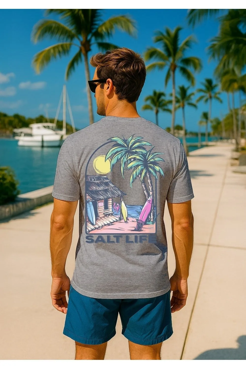 Beach Shack Mens T-Shirt - Salt Life - FashionsVida