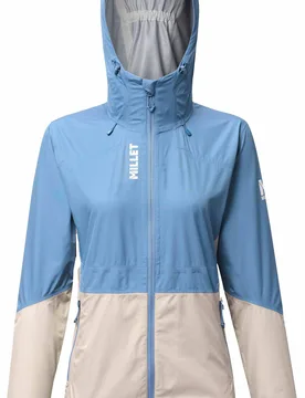 Veste de randonnée - Fitz Roy Jkt W Coronet Blue Rope - Taille S - Bleu - Millet - FashionsVida