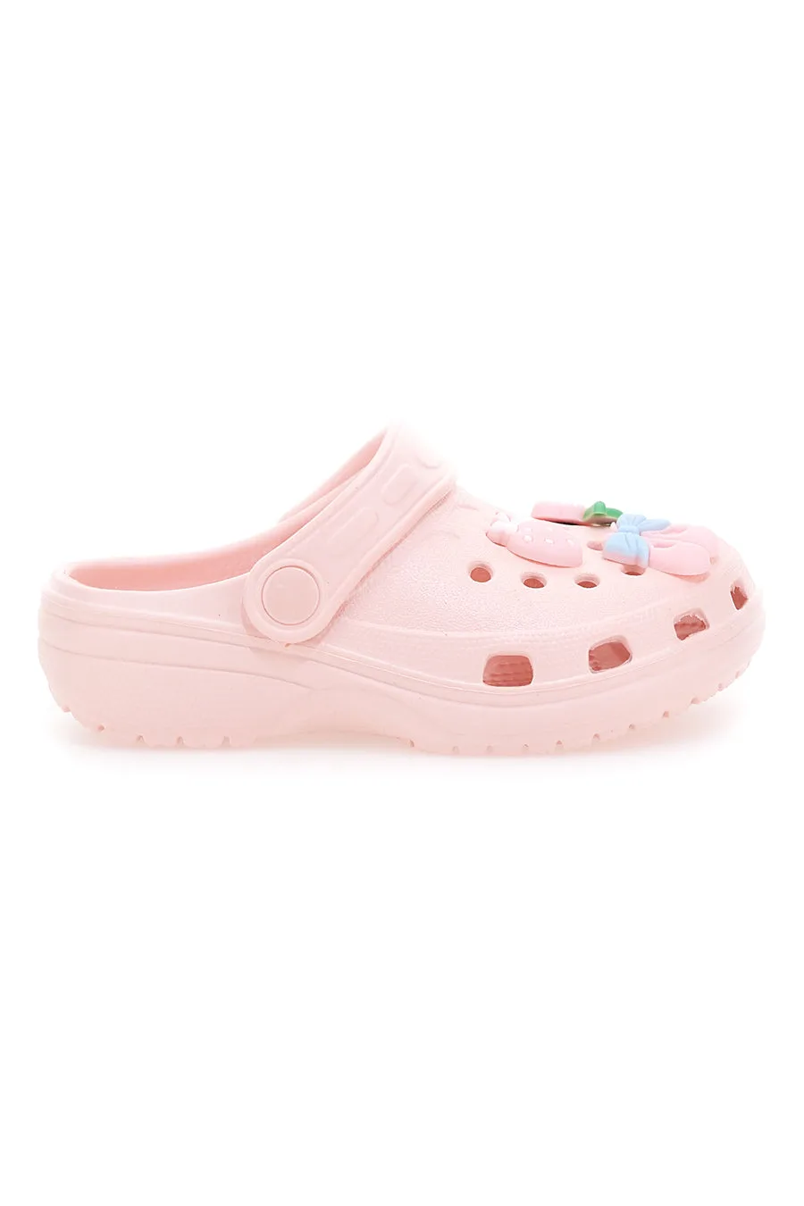 Ciabatte Rosa Traforate con Charms Applicati 18512 29 - 2T2L - FashionsVida