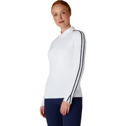 Pullover Striped Neck, weiss l
