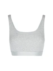 Bustier CORE RIB gris chiné gris clair S