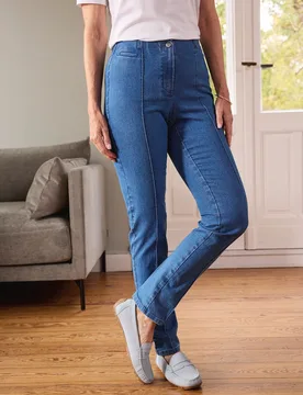 Jeans mit Biese - LightBlue Denim - female - Size: 23 - Avena - FashionsVida