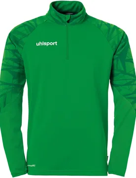 Langarmshirt mit 1/4 Reißverschluss Goal 25 - Vert - male - Size: S - Uhlsport - FashionsVida