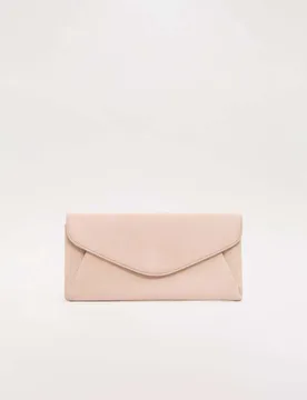 Suede Clutch Bag Neutral female - Phase Eight - FashionsVida