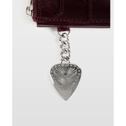 Zadig & Voltaire - Tarjetero para mujer en piel charol vintage