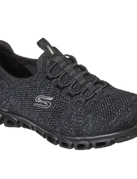 Glide Step Memory Foam Womens - Black Mixed Material - Size Uk 4 - Skechers - FashionsVida