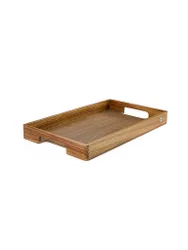 Bandeja de servir SERVE 50x30cm Acacia / Nogal marrón