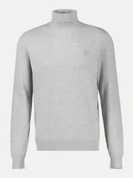 Basic Rollkragenpullover Grau XL