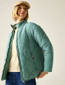 Women's Carlotte Lightweight Quilted Jacket in Teal Size: 8 - Teal - Size: 8 - Regatta - FashionsVida