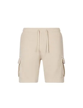 Mens Omar Cord Cargo Shorts In Stone - Size X-Large - Luke 1977 - FashionsVida