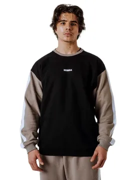 Sweat-shirt Relaxed Power 903 Light Brown Ash M - Nebbia - FashionsVida