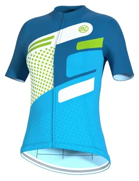 Maglia A Maniche Corte Asolo Turquoise - Bicycle Line - FashionsVida