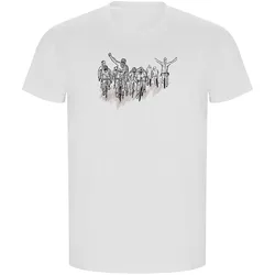 Maglietta A Maniche Corte Peloton Eco White