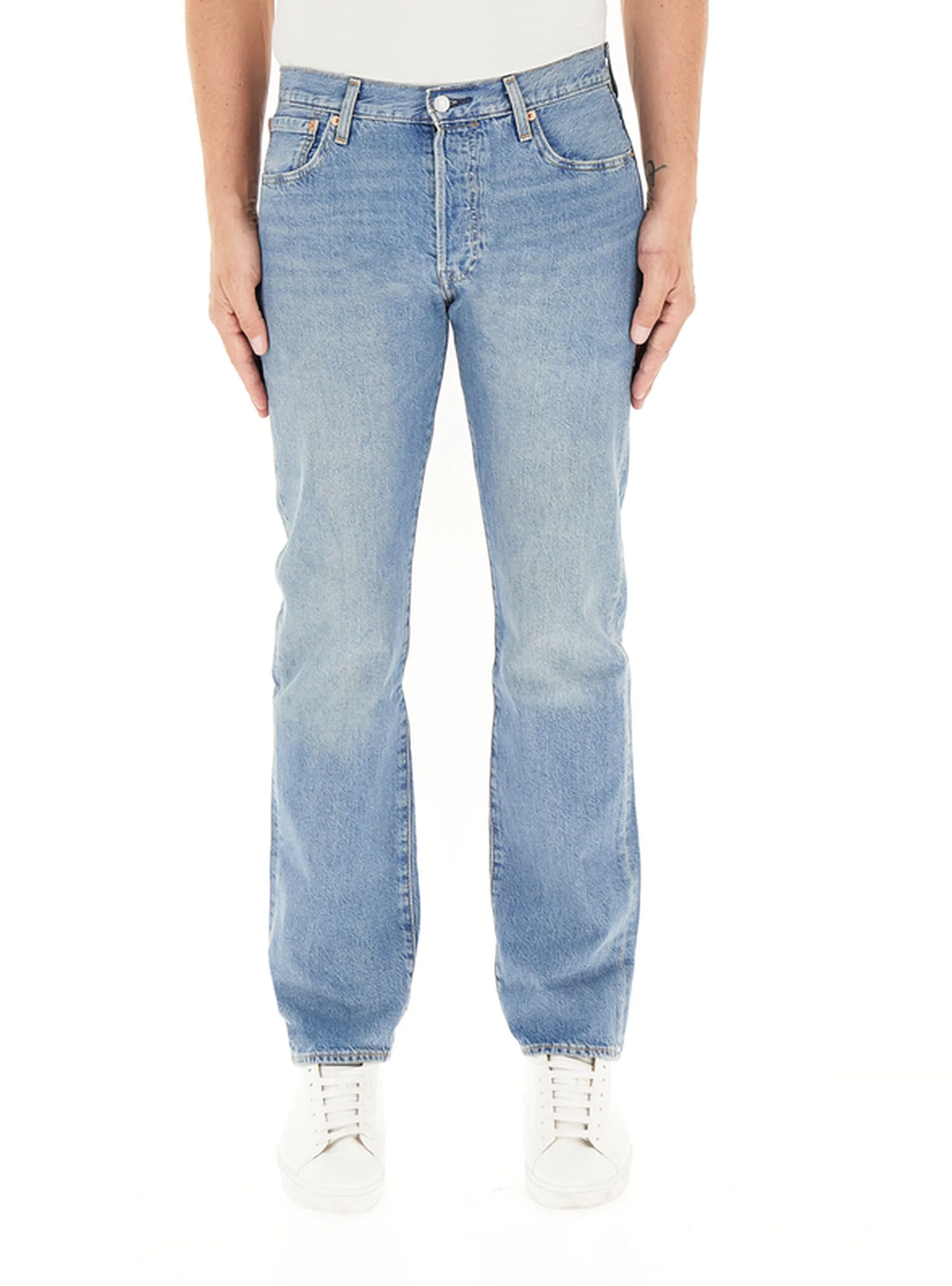 Jeans 501 Original LEVI'S AZZURRO CHIARO 33 - Levis - FashionsVida