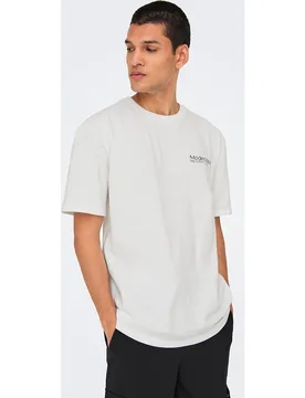Only & Sons - Camiseta manga corta de hombre relaxed fit - Only & Sons - FashionsVida
