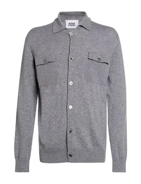 Strickjacke Herren Grau 52,54,56 Herren - ALPHA - FashionsVida