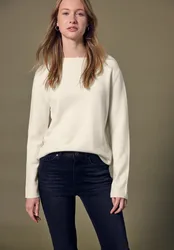 Street One Softer Rundhals Pullover female Beige