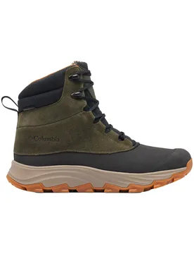 Bottes imperméables d'hiver - Expeditionist Shield Deep Olive Desert Sun en Cuir - Taille 42,5 - Kaki - Columbia - FashionsVida