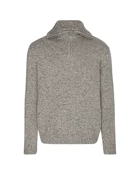 Troyer Pullover beige M - Knowledge Cotton Apparel - FashionsVida