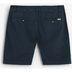 Pantalón corto chino de hombre con cierre de botón y cremallera